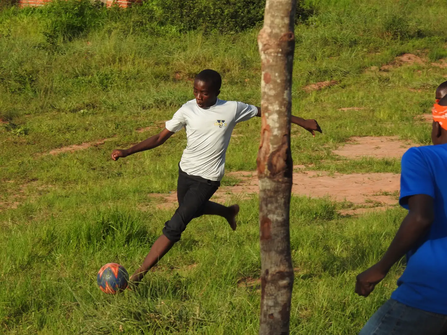 barefoot soccer training