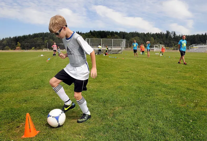 Soccer Cone Drills for One Person to Practice Dribbling